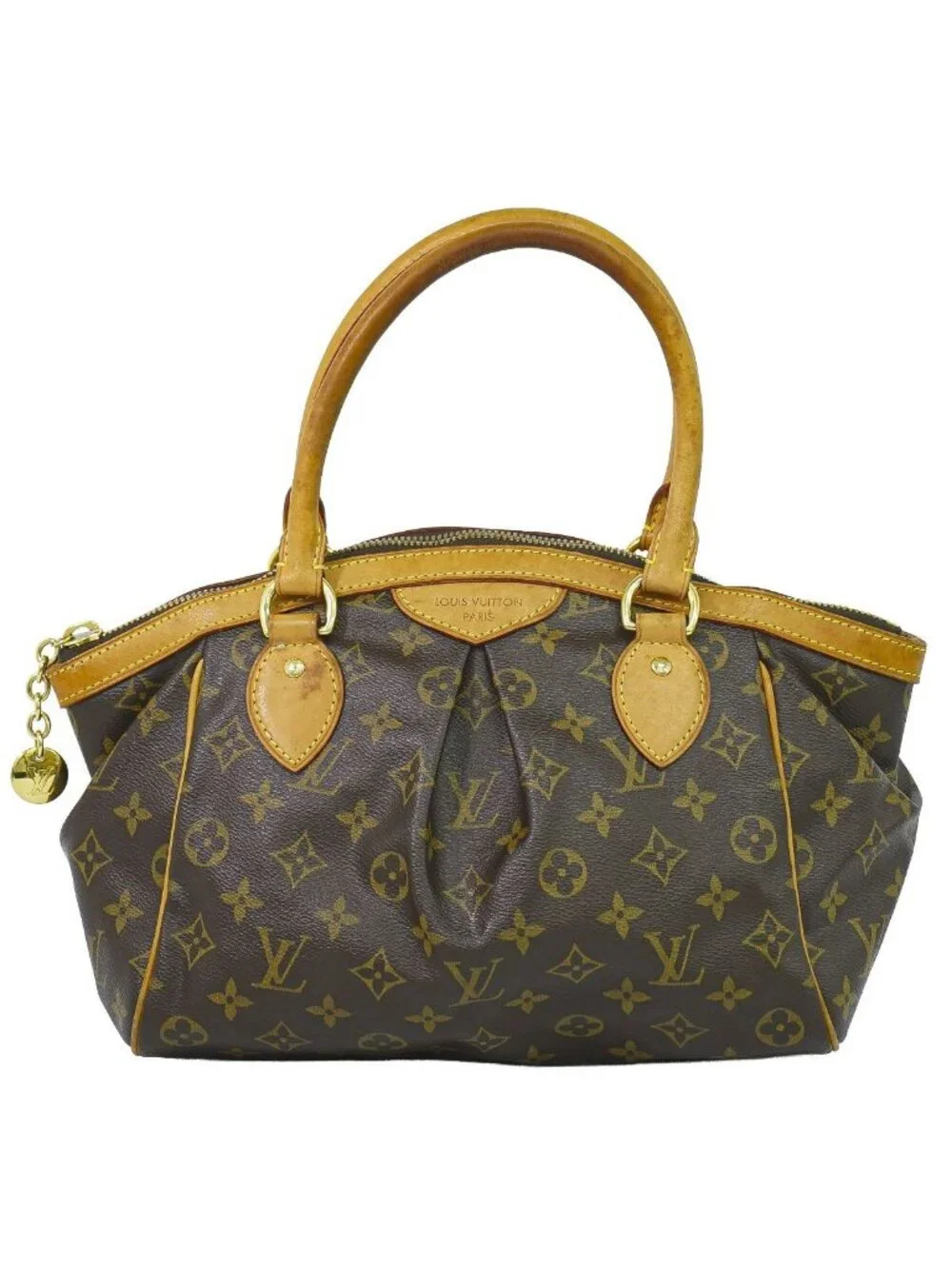 Louis Vuitton LV Tivoli PM Monogram Handbag Brown